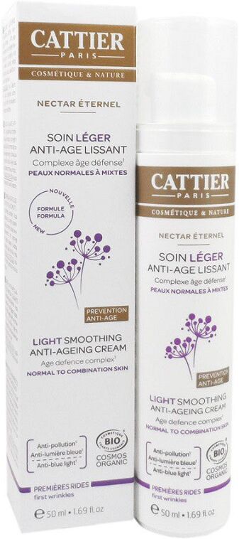 Cattier Crema de día ligera alisante anti-edad Nectar Éternel