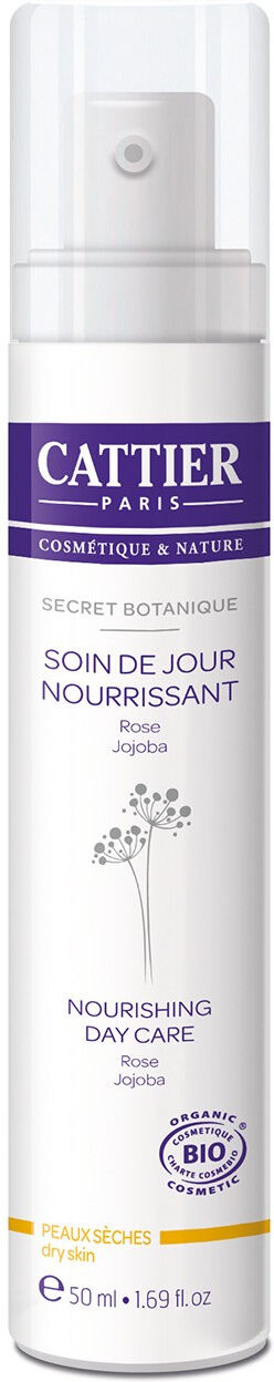 Cattier Crema de día nutritva Secret Botanique para pieles secas y sensibles