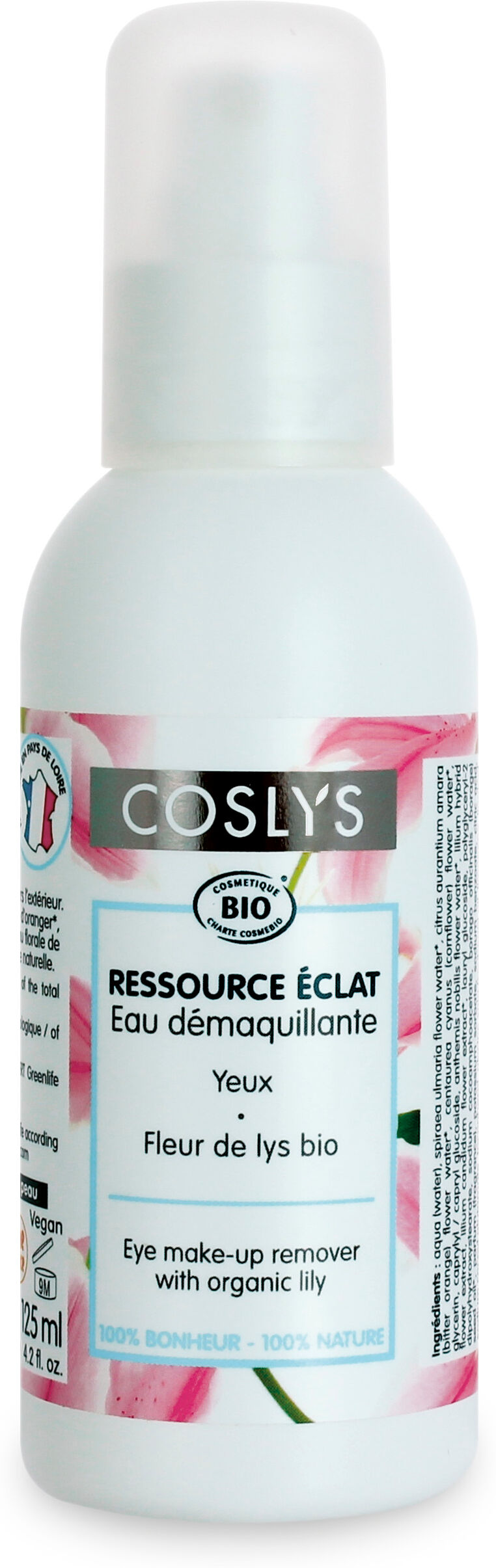 Coslys Agua desmaquilladora calmante para ojos Ressource Éclat