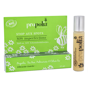 Propolia Stop aux Spots SOS Imperfections Roll-On Bio 15ml - Publicité