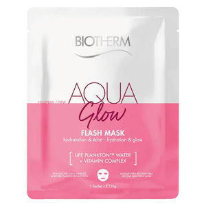 Biotherm Aqua Glow Masque Hydratant et Booster d'Éclat - Publicité