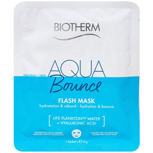 Biotherm Aqua Bounce Masque Hydratant et Raffermissant - Publicité