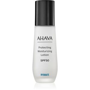 AHAVA Hydrate Protecting Moisturizing Lotion lait protecteur visage SPF 50 50 ml - Publicité
