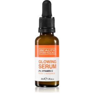 Beauty Formulas Glowing 2% Vitamin C sérum illuminateur visage 30 ml