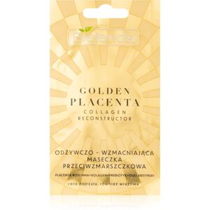 Bielenda Golden Placenta Collagen Reconstructor masque crème pour réduire les signes de vieillissement 8 g