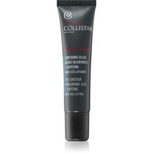 Collistar Linea Uomo Attivi Puri Eye Contour Hyaluronic Acid + Caffeine Eye Contour crème illuminatrice yeux effet anti-âge 15 ml