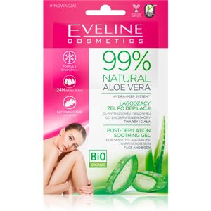 Eveline Cosmetics 99% Natural Aloe Vera gel apaisant après-dépilation 2x5 ml