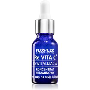 FlosLek Laboratorium Re Vita C 40+ concentré vitaminé contour des yeux, cou et décolleté 15 ml