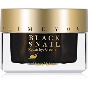 Holika Holika Prime Youth Black Snail crème régénérante yeux à l'extrait de bave d'escargot 30 ml