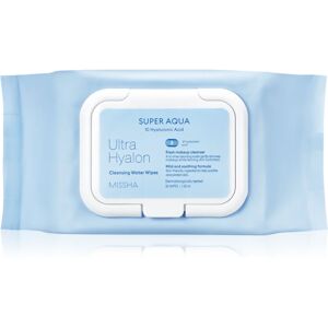 Missha Ultra Hyalon lingettes démaquillantes à l'acide hyaluronique 30 pcs