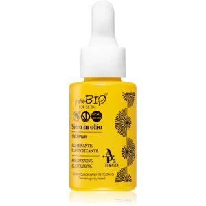 puroBIO Cosmetics Brightening Oil Serum sérum illuminateur anti-premiers signes du viellissement 15 ml