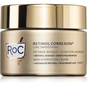 RoC Retinol Correxion Line Smoothing crème hydratante à l'acide hyaluronique 50 ml - Publicité
