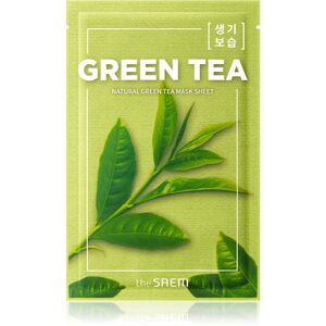 The Saem Natural Mask Sheet Green Tea masque tissu hydratant et apaisant 21 ml