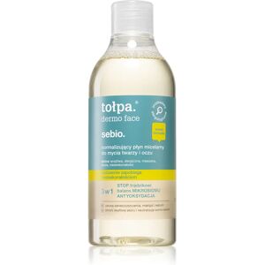 Tołpa Dermo Face Sebio eau micellaire 3 en 1 pour peaux à imperfections 400 ml