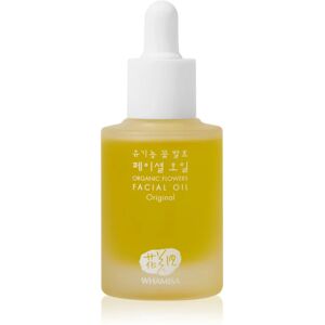 WHAMISA Organic Flowers Facial Oil Original huile régénérante et lissante 26 ml