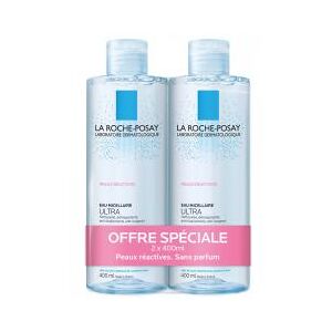 La Roche-Posay Eau Micellaire Ultra Peaux Reactives Lot de 2 x 400 ml - Lot 2 x 400 ml