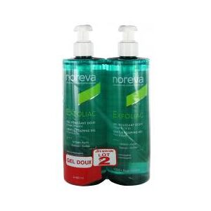 Noreva Exfoliac Gel Moussant Doux Lot de 2 x 400 ml - Lot 2 x 400 ml