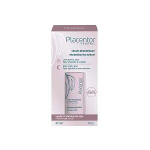 Placentor Vegetal Serum Regenerant Visage et Contour des Yeux 30 ml - Flacon compte goutte 30 ml