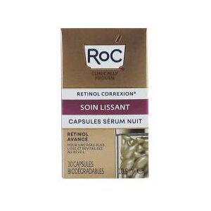 RoC Retinol Correxion Soin Lissant Capsules Serum Nuit 30 Capsules Biodegradables - Flacon 30 capsules biodegradables