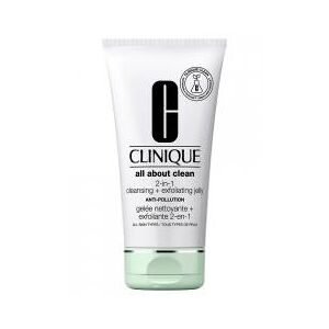 Clinique All About Clean Anti-Pollution Gelee Nettoyante + Exfoliante 2en1 150 ml - Tube 150 ml