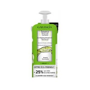 Garancia Source Micellaire Enchantee Eau Demaquillante Micellaire Amande Gourmande 400 ml + Éco-Recharge 400 ml - Lot 2 x 400 ml