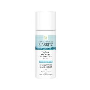 Laboratoires de Biarritz HYDRA-PROTECT + Crème de Nuit Régénérante Visage Bio 50 ml - Flacon-Pompe 50 ml