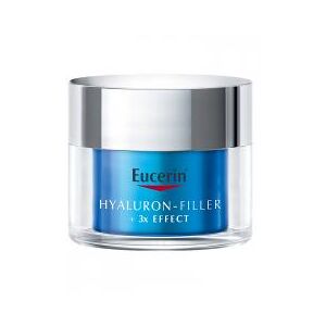 Eucerin Hyaluron-Filler + 3x Effect Gel-Creme Soin de Nuit Booster d'Hydratation 50 ml - Pot 50 ml