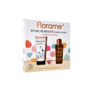 Florame Infusion Divine Rituel de Beaute Visage & Corps Bio - Coffret 2 produits