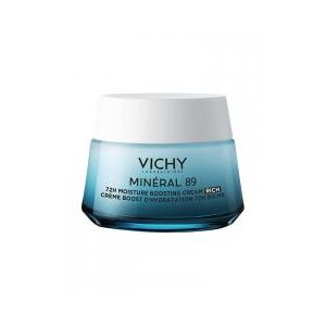 Vichy Minéral 89 Crème Boost d'Hydratation 72H Riche 50 ml - Pot 50 ml