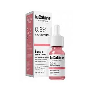 laCabine Monoactives 0,3% Pro-Retinol Sérum Crème 30 ml - Flacon compte goutte 30 ml