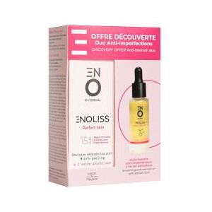 Codexial Enoliss Perfect Skin 15 AHA Émulsion Renovatrice Nuit Micro-Peeling 30 ml + Perfect Skin Oil 20 ml - Coffret 2 produits