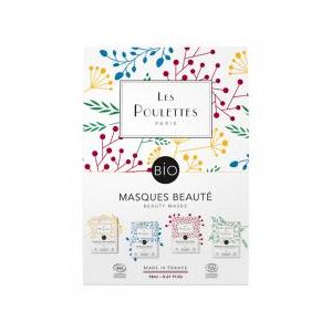 Les Poulettes Paris Coffret 4 Masques Beaute - Coffret 4 masques