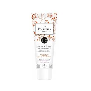 Les Poulettes Paris Masque Éclat Revitalisant Argile Rose Bio 75 ml - Tube 75 ml