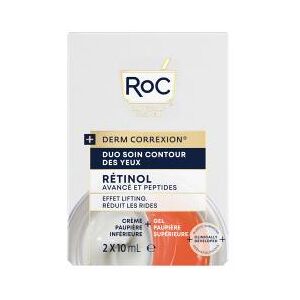 RoC Derm Correxion Duo Soin Contour des Yeux 2 x 10 ml - Pot 20 ml