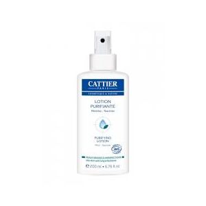 Cattier Lotion Purifiante - Peaux Grasses à Imperfections - 200 ml - Flacon pulvérisateur 200 ml