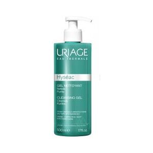 Uriage Hyséac Gel Nettoyant Peaux Grasses 500 ml - Flacon-Pompe 500 ml - Publicité