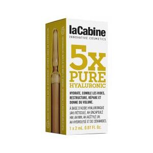 Lacabine 5Xpure Hyaluronic Ampoules 1 x 2 ml - Boîte 1 ampoule de 2 ml