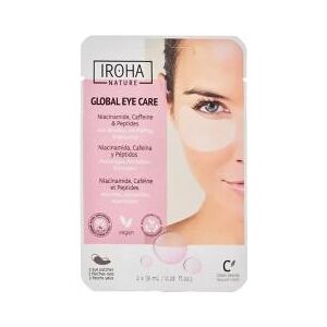 Iroha Nature Iroha Patch Yeux Niacimide Cafféine et Peptides - 1 Paire - Sachet 2 patchs