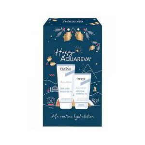 Noreva Aquareva : Peaux Déshydratées Crème Légère Hydratante 24H 40 ml + Crème Mains 50 ml - Coffret 2 produits - Publicité