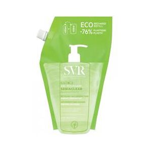 SVR Sebiaclear Gel Moussant Anti-Imperfections Peaux Grasses à Tendance Acnéique Eco-Recharge 400 ml - Sachet 400 ml - Publicité