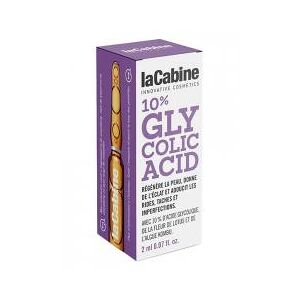 laCabine 10% Glycolic Acid Ampoule 1 x 2 ml - Boîte 1 ampoule de 2 ml