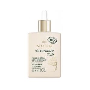 Nuxe Nuxuriance Gold L'Huile-en-Sérum Nutri-Régénérant Anti-Âge Peaux Sèches Bio 30 ml - Flacon compte goutte 30 ml