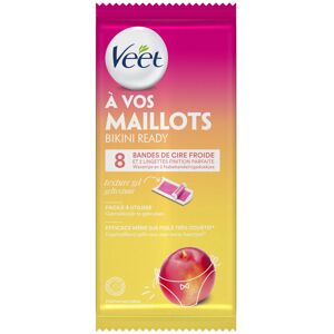 Veet Bandes de Cire Froide Maillot - Nectarine