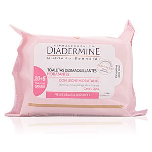 Diadermine Lingettes Demaquillantes Hydratantes Peaux Seches Et Sensibles 25 U