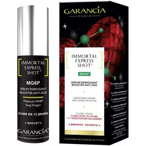 Garancia Immortal Express Shot MG6P Sérum Énergisant Booster Anti-Âge 15Ml - Publicité