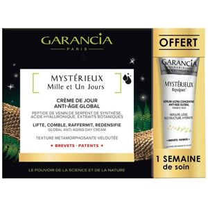 Garancia Mystérieux Mille et Un Jours Crème 30Ml et Mystérieux Repulpant Voyage Offert - Publicité