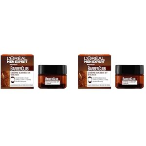 L’Oréal Paris L'Oréal Men Expert BarberClub- Crème Nourrissante pour Barbe & Visage Texture Légère & Non Grasse Absorption Rapide À l'Huile Essentielle de Bois de Cèdre 50 ml (Lot de 2) - Publicité