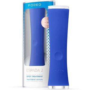 FOREO ESPADA 2 Luminothérapie LED Appareil anti acné traitement efficace Silicone de qualité médicale Traitement cicatrices visage anti bouton et imperfection Cobalt Blue - Publicité