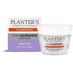 Planter's Crème Visage Anti-Âge Raffermissante à l'Acide Hyaluronique. Crème visage jour et nuit conseillée pour les peaux qui désirent retrouver leur tonus et leur élasticité. 50 ml - Publicité