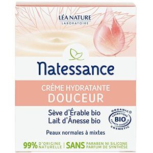 Natessance Crème Hydratante Douceur Sèves de beauté Certifié Bio Cosmos Organic Pot de 50 ml - Publicité